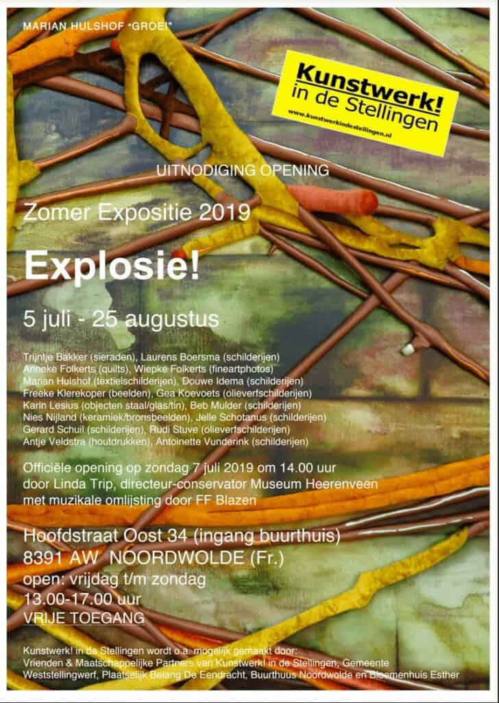 Flyer Kunstwerk in de stellingen
